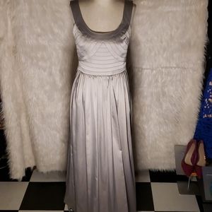 BCBGeneration Platinum Long Gown